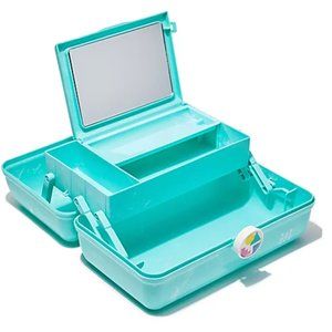 Caboodles On-The-Go Girl Box Turquoise Marble